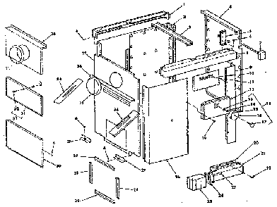 Part Location Diagram of 10101400 Kenmore Door latch