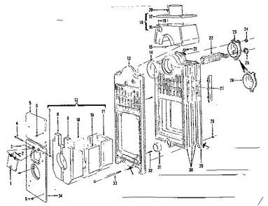 Boiler Parts Diagram and Parts List for 2298133  Kenmore Water Heater