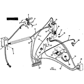 Part Location Diagram of 60476 Whirlpool Assy,wiring harness-