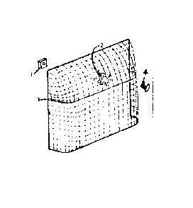 Parlor screen Diagram and Parts List for 311841681  Kenmore Air Conditioner