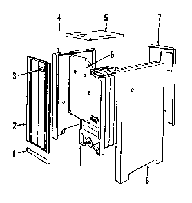 Jacket parts Diagram and Parts List for 22996226  Kenmore Water Heater