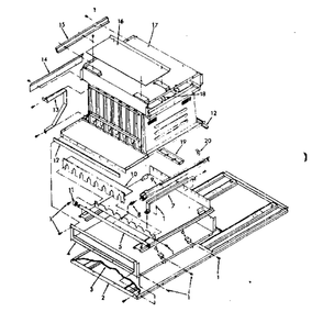 Part Location Diagram of 89671 Frigidaire COOLING UNIT