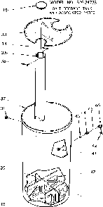 Part Location Diagram of 522510 Kenmore Support