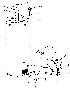 Part Location Diagram of AM25812 Kenmore Baffle