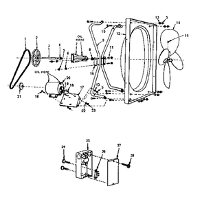 Part Location Diagram of 10208-03 Maytag Fan blade