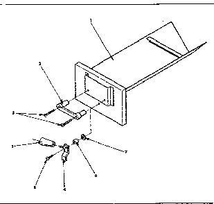 Part Location Diagram of 10120000 Kenmore Pull handle