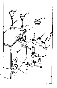 Part Location Diagram of L8148E Kenmore L/r control