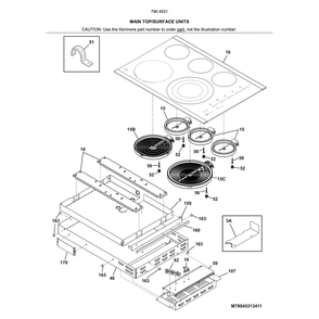 Part Location Diagram of 807081101 Frigidaire BRACKET