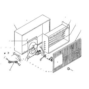 Part Location Diagram of 91441 Frigidaire COUNTERPART; VERT.DX ROLLIN 20