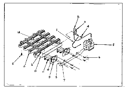 Burner & manifold assembly Diagram and Parts List for 735388  Kenmore Furnace