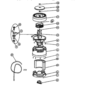 Functional Replacement Parts Diagram and Parts List for 43783133  Kenmore Air Purifier
