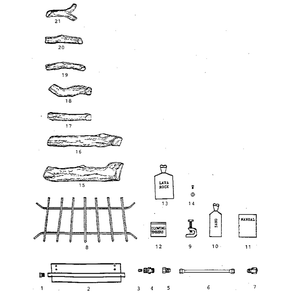 Unit Parts Diagram and Parts List for 424950440  Kenmore Water Heater