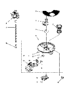 Pump and motor parts Diagram and Parts List for 66213273K112  Kenmore Dishwasher