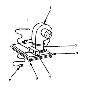 Blower Assembly Diagram and Parts List for 311840660  Kenmore Air Conditioner