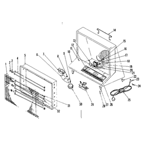 Replacement Parts Diagram and Parts List for 34471670  Kenmore Heater