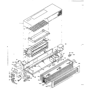 Replacement Parts Diagram and Parts List for 6637300  Kenmore Air Purifier