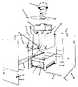 Jacket - sections & base parts Diagram and Parts List for 229962270  Kenmore Water Heater