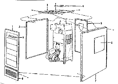 Part Location Diagram of 13-34 Kenmore Door