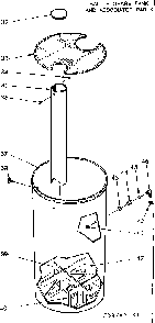 Part Location Diagram of 522510 Kenmore Support