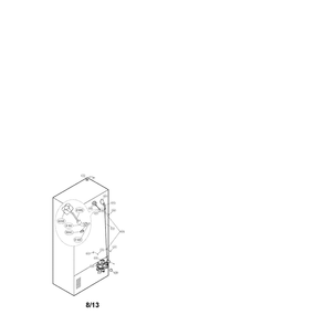 Valve And Water Tube Parts Diagram and Parts List for 79572353310  Kenmore Refrigerator