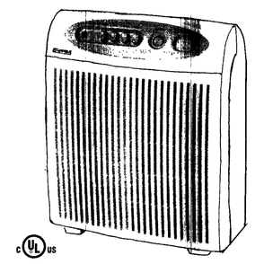 Air Cleaner Diagram and Parts List for 15285244  Kenmore Air Purifier