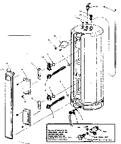 Functional replacement parts Diagram and Parts List for 625320300  Kenmore Water Heater