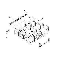Upper rack and track parts Diagram and Parts List for 66213273K112  Kenmore Dishwasher