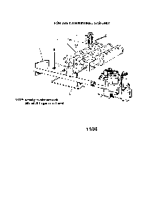 Natural gas burners/manifold parts Diagram and Parts List for 229960121  Kenmore Water Heater