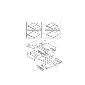 Refrigerator Parts Diagram and Parts List for 79572189315  Kenmore Refrigerator