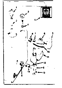 Part Location Diagram of 9256 Kenmore Control