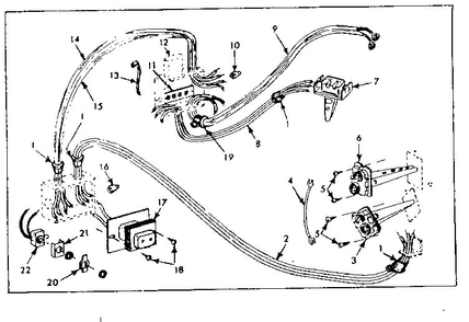 Electrical System Diagram and Parts List for 8676473  Kenmore Furnace