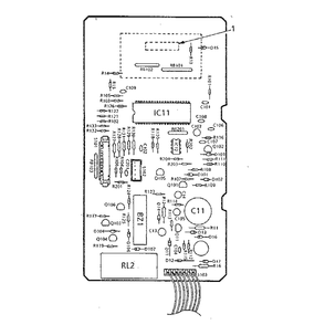 Part Location Diagram of 13118 Dacor ASY, OVEN CELL BOTTOM