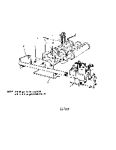 Propane gas burner and manifold Diagram and Parts List for 229965340  Kenmore Water Heater