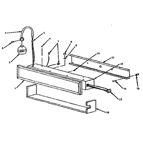 Unit Parts Diagram and Parts List for 498490  Kenmore Miscellaneous
