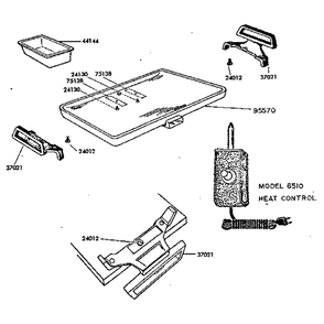 Replacement Parts Diagram and Parts List for 620658101  Kenmore Miscellaneous