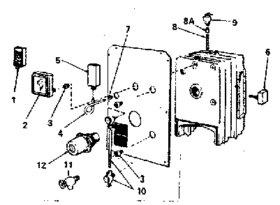 Control and gauge installation (steam) Diagram and Parts List for 229962372  Kenmore Water Heater