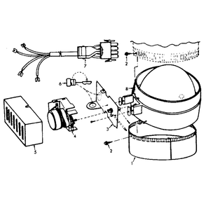 Damper Diagram and Parts List for 867763530  Kenmore Furnace