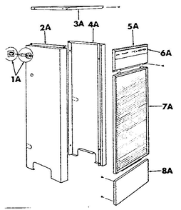 Jacket Extension Parts Diagram and Parts List for 22981302  Kenmore Water Heater