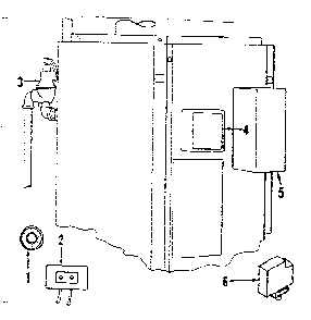 Part Location Diagram of 538.9218 Frigidaire Thermostat