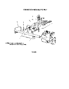 Gas burners/manifold parts Diagram and Parts List for 229960280  Kenmore Water Heater