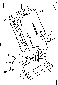 Evaporator Diagram and Parts List for 769814011  Kenmore Air Conditioner