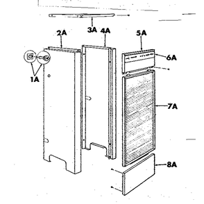 Jacket Extension Parts Diagram and Parts List for 2294138  Kenmore Water Heater