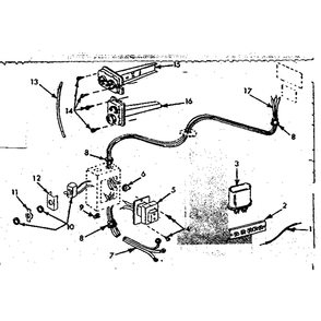Control Box Diagram and Parts List for 8676613  Kenmore Furnace