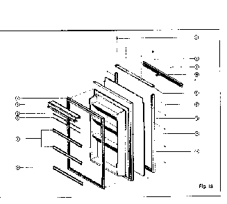 Part Location Diagram of 613127 Kenmore Hinge bushg