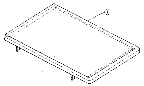 Griddle Diagram and Parts List for 12603 1988 Kenmore Grill