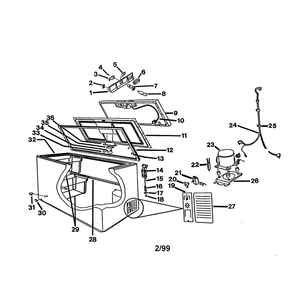 Part Location Diagram of 2-35053-001 Whirlpool Cover