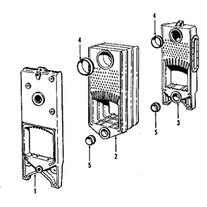 Boiler Sections Diagram and Parts List for 229135  Kenmore Water Heater