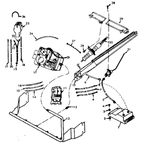 Gas Burners And Manifold/763530 Diagram and Parts List for 867763530  Kenmore Furnace