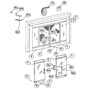 Part Location Diagram of 66794 Frigidaire WHASHER