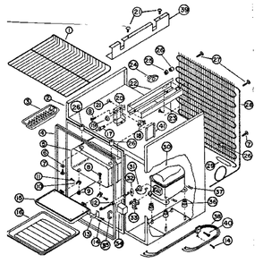 Part Location Diagram of 7091 Frigidaire FOOT